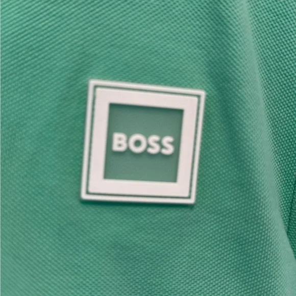 Hugo Boss Boys / Kids Polo Shirt in Fresh Green - Picture 4 of 7